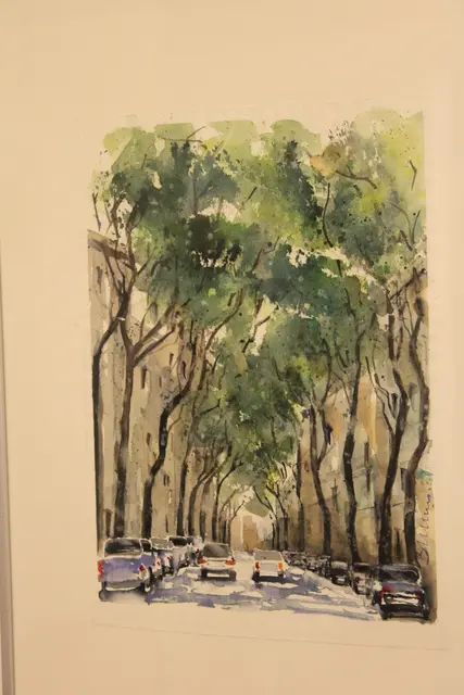 Straßen und Gassen bilden einen Themenschwerpunkt in den Werken von Birgit Ullmer.