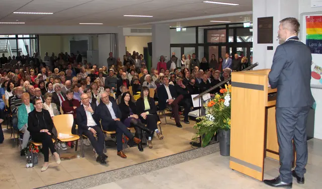 Bürgermeister Schmutz fand beim Neujahrsempfang die richtigen Worte.