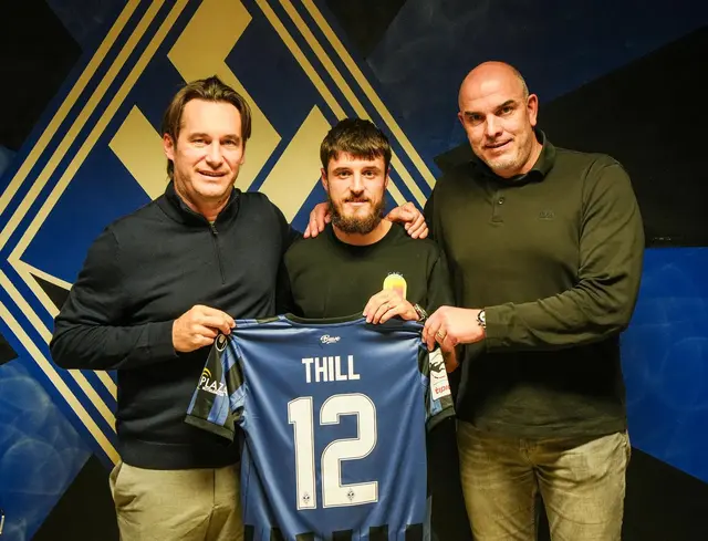 Vincent Thill (Mitte) spielt ab sofort für den SV Waldlhof Mannheim. | Foto: zg