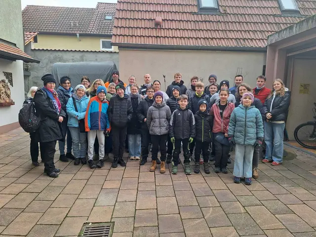 Die Christbaumsammler konnten gut gestärkt weiterziehen!  | Foto: Landfrauen Neckarhausen 