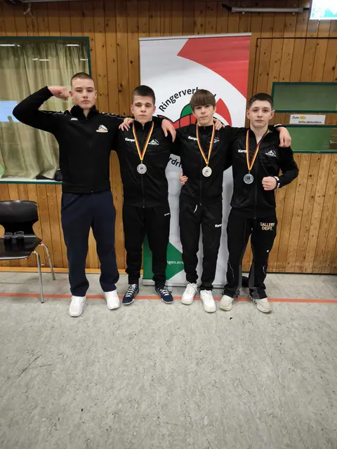 Robert Gleim, Artur Goldmann, Wseslaw Hörner und Dariusz Dryzga