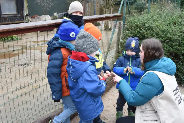 Im Winter werden gut eingepackte Entdecker mit einem besonderen Zoo-Feeling und spannenden Beobachtungen belohnt. | Foto: Zoo Heidelberg