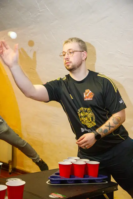 Marvin Strobel,Team-Captain der 3. Mannschaft, gewann sein Einzel klar mit 3:0. | Foto: Markus Weik