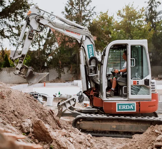 Der Maschinenpark von ERDA ist beachtlich