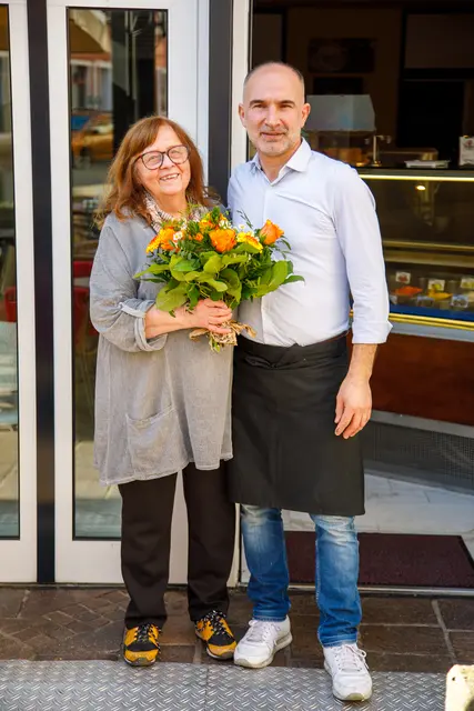 Verstanden sich von Anfang an gut – Alexa Gugliara (links) und  Zekjirja Bajrami (rechts).