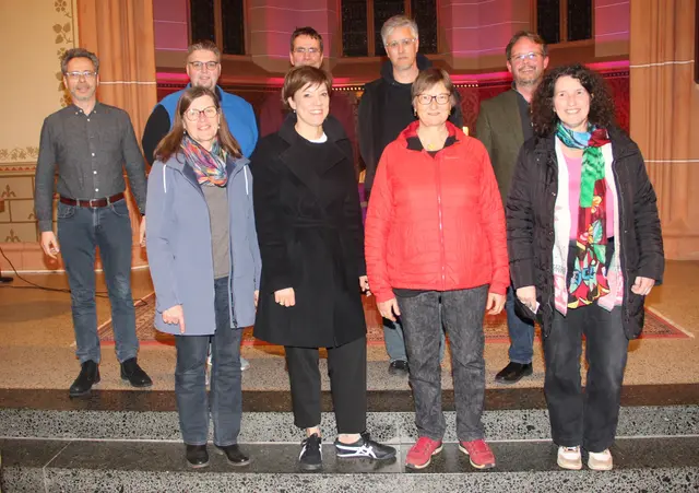 In der Gemeindeversammlung wurde die engagierte Arbeit des neuen Kirchengemeinderates gewürdigt. 