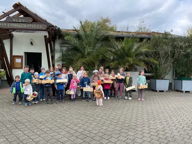 Viele stolze Finderinnen und Finder. 