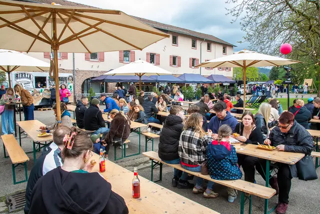 Die Foodtrucks waren wie immer sehr beliebt bei den Gästen - trotz der zum Teil recht hohen Preise. 