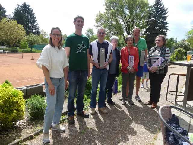 Katrin Ruf-Brehme und Steffen Springborn konnten Markus Rehm, Christa Latte, Inge Seitz, Stefan Schulz und Alla Schwarz ehren. | Foto: Schatz
