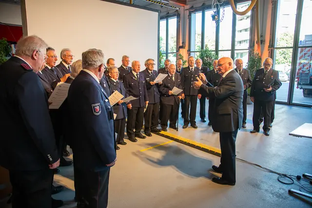 Der Chor der Feuerwehr bildete den musikalischen Rahmen. 