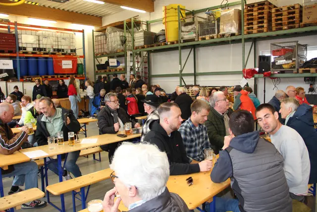 Beim Vatertagstreffen der Freiwilligen Feuerwehr war die Stimmung bestens. 