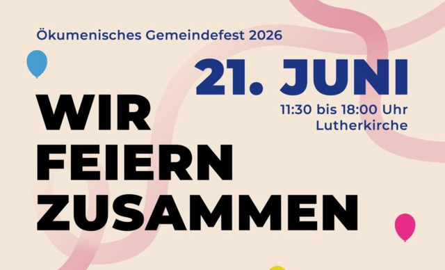 Ökumenisches Gemeindefest mit Kitas rund um die Lutherkirche | Foto: Christoph Winker