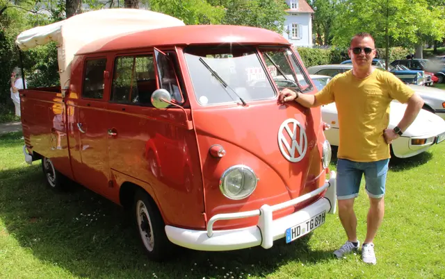 Timo Grewe hat eine beeindruckende VW-Oldtimer-Sammlung. 
