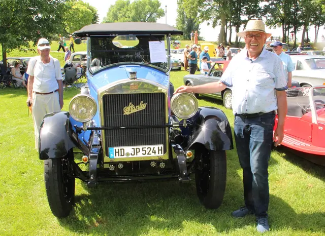 Star des Oldtimer-Treffens war der Dampf-Stanley von Jörg Pühler.