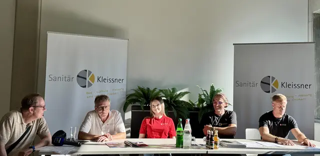 Stefan Gebert, Richard Seipp, Mariel Goethe, Michael Kleissner, Erwin Goethe (v.l.n.r.) | Foto: Kleissner
