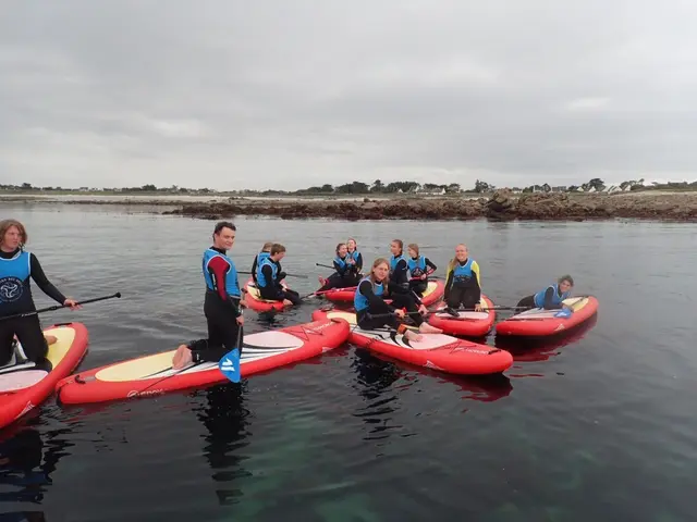 Jugendbegegnung: Standup paddle in Plouguerneau | Foto: IGP