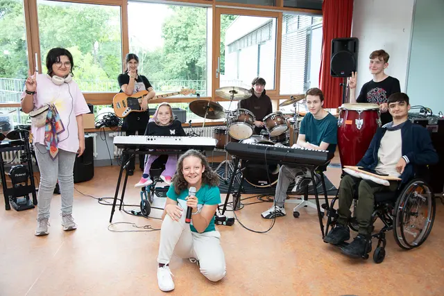 Die "Crazy Schülers" kamen dank ihres Songs "Goldrichtig" bis ins Finale des Songwriting-Wettbewerbs "Songs".