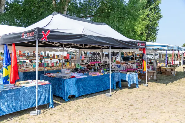 Die Hitze sorge dafür, dass die Ausstellenden nicht Ballzuviel zu tun hatten.