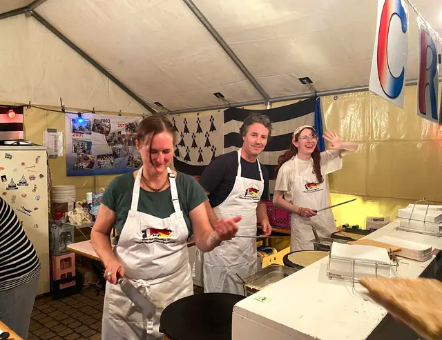 Am 11. und 12. Juli öffnet beim Gemeindefest wieder die Crêperie der IGP. | Foto: IGP
