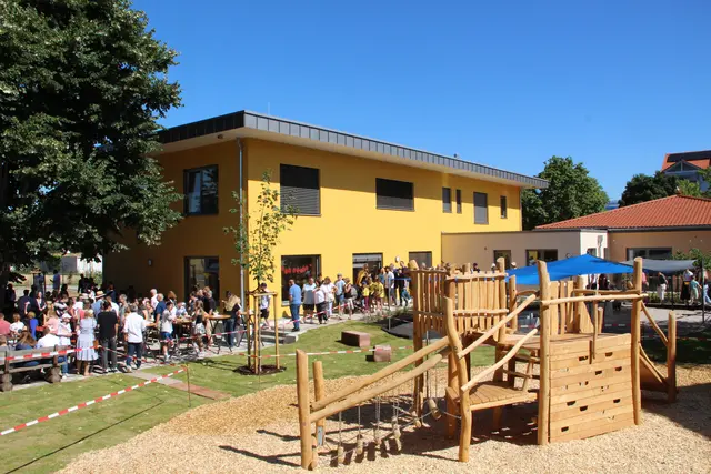Rund sieben Mio. Euro wurden in die Erneuerung des Kindergartens St. Johannes investiert. 