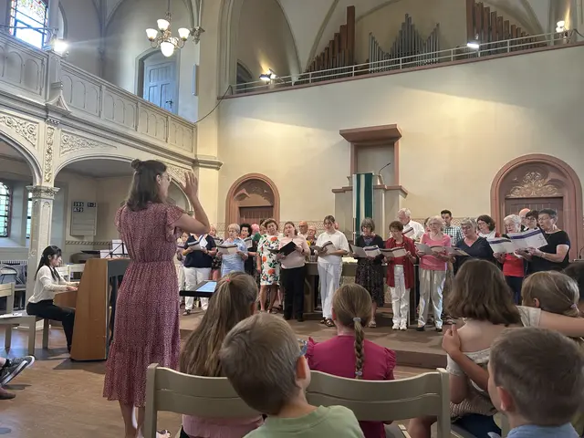 Lara Sender mit der Kantorei. | Foto: Schatz