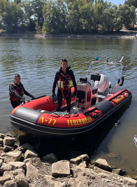 Die schwimmende Neubeschaffung wurde gezielt auf die Einsatzanforderungen der Tauchergruppe abgestimmt. | Foto: Stadt Mannheim