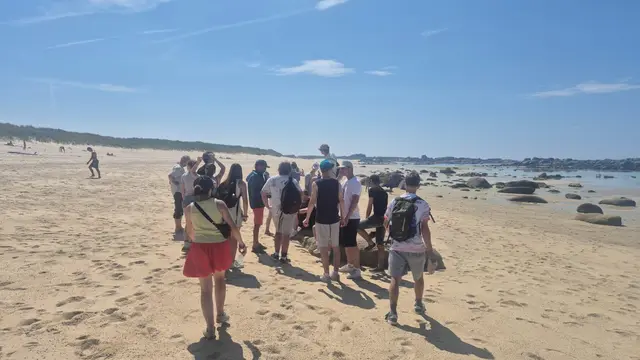 Deutsch-französische Jugendbegegnung: Wanderung an der bretonischen "Côte des légendes" | Foto: IGP