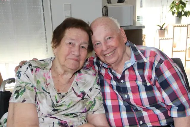 Seit 70 Jahren ein Ehepaar - Erika und Karl Fallenstein