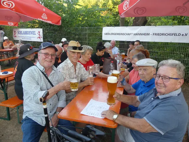 An beiden Tagen herrschte gute Laune beim Grillfest der Schlabbdewel. | Foto: Schatz