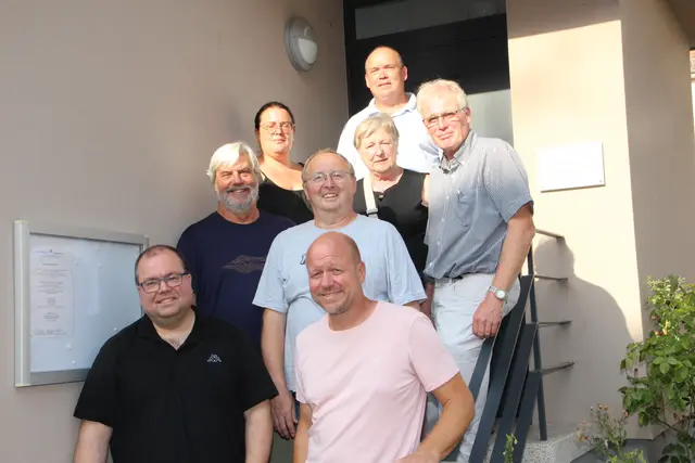 Der Vorsitzende des Aufsichtsrates, Christian Vögele (vorne rechts) arbeitet mit den Vorstandsmitgliedern und den Aufsichtsräten sehr gut zusammen. 