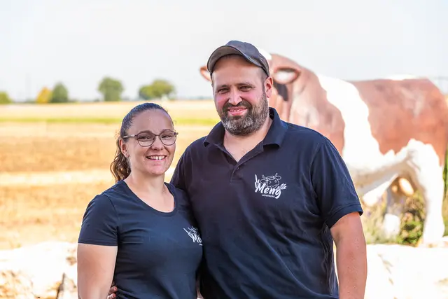 Mira Meng und Christian Meng liegt die Landwirtschaft im Blut. Sie leben und lieben das was sie tun. 
