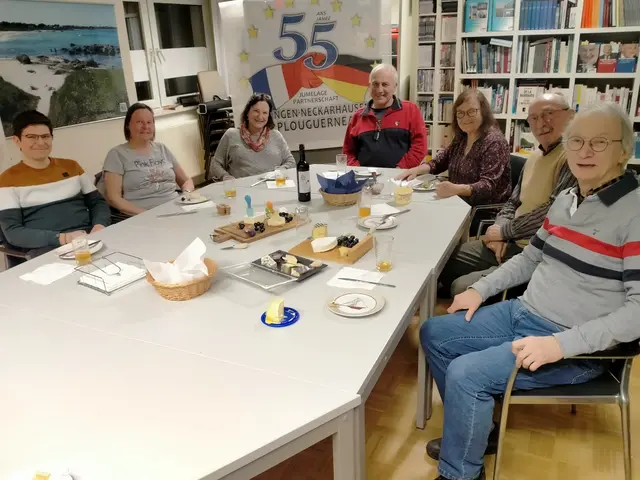 Monatlicher "Stammtisch - Table ronde" im Plouguerneau-Haus | Foto: IGP