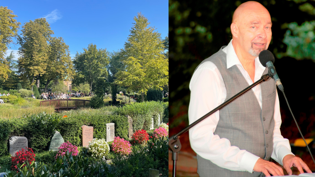 Arnim Töpel kommt mit seinem Programm "Hoamzuus" auf den Hauptfriedhof. | Foto: zg