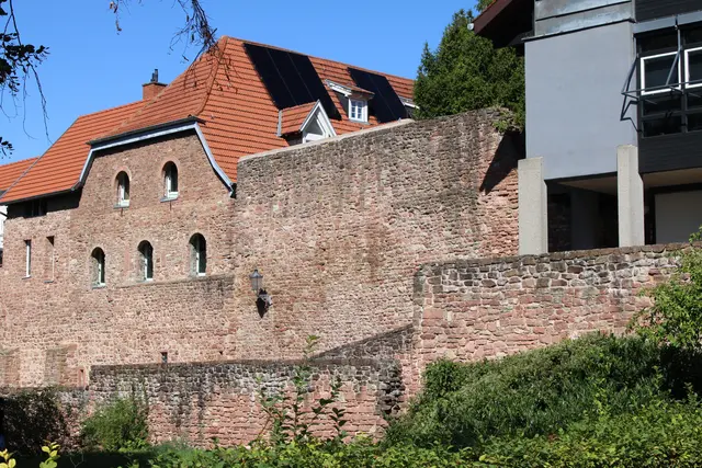 Blick auf den Kettenheimer Hof von der "Bleiche" aus