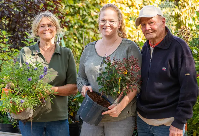 3-Generationen-Team: (v.l.n.r.) Karin Büttner, Eva Walter und Heinz Jäger